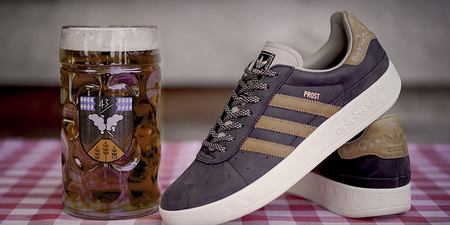 Adidas release special beer and puke repellent trainer for Oktoberfest