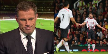 Jamie Carragher discovers he’s been blocked as he tries to wish former teammate good luck in retirement