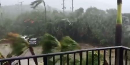 WATCH: Winds of up to 180 mph batter the Caribbean as Hurricane Irma unleashes its full force