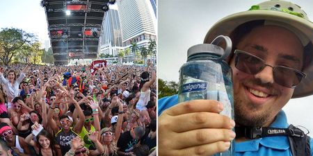 This guy had the most incredible over-the-top plan to smuggle booze into a music festival