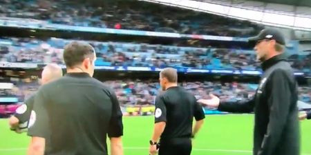 Referee Jon Moss accused of refusing Jurgen Klopp’s olive branch after game
