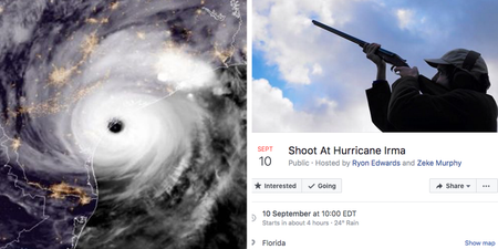 Florida sheriff forced to ask people not to shoot at Hurricane Irma after joke gets out of hand