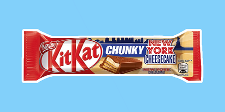 A New York Cheesecake flavour KitKat Chunky is being launched this month