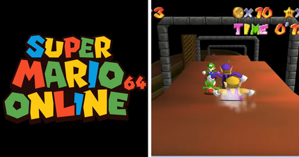 Someone made a version of Super Mario 64 that up to 24 people can play online together