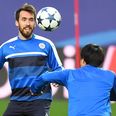 Leicester’s Christian Fuchs suffers freak injury in training