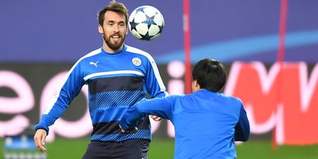 Leicester’s Christian Fuchs suffers freak injury in training