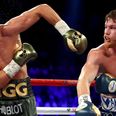 How Gennady Golovkin managed to eat this Canelo shot continues to astound us