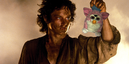 Lord Of The Rings but with Furbies instead of a ring