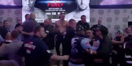 Brawl breaks out at weigh-ins for Joseph Parker vs. Hughie Fury