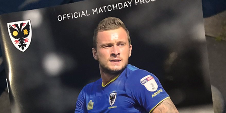 AFC Wimbledon refuse to acknowledge MK Dons’ existence in match programme