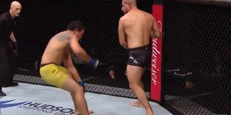 One of the world’s most terrifying kickboxers made his UFC debut on Friday night