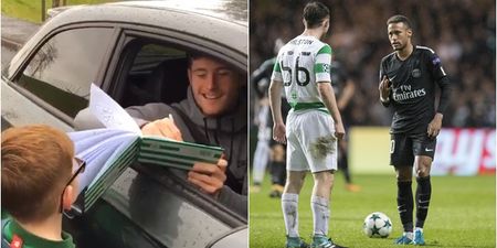 Kid’s Neymar question gets a chuckle from Celtic youngster Anthony Ralston