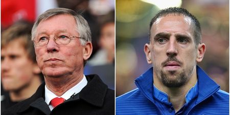 Alex Ferguson made his mind up about Franck Ribery very quickly
