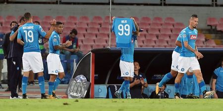 When tributes to injured teammates go wrong, starring Lorenzo Insigne