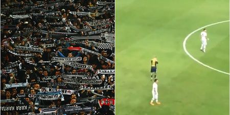 Besiktas supporters actually have the ability to roar opposition players off the pitch