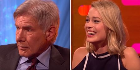Margot Robbie tattooed a man on The Graham Norton Show and Harrison Ford’s reaction is priceless