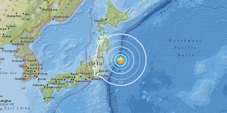 Japan rocked by powerful earthquake
