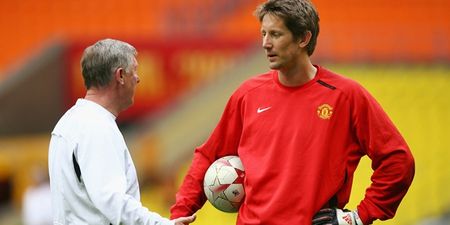 Edwin van der Sar explains how he saved Chelsea penalty in the Champions League final
