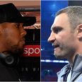 Older Klitschko brother would love to fight Anthony Joshua but can’t