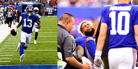 New York Giants confirm Odell Beckham Jr will miss rest of season with ankle fracture
