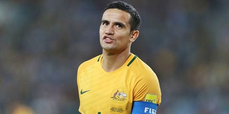 People aren’t happy with Tim Cahill’s celebration in Australia’s World Cup qualifying win