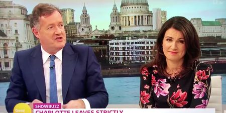 WATCH: Susanna Reid’s face says it all as Piers Morgan’s ‘joke’ bombs horribly