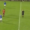 WATCH: Excruciating footage shows referee’s attempts to book three players