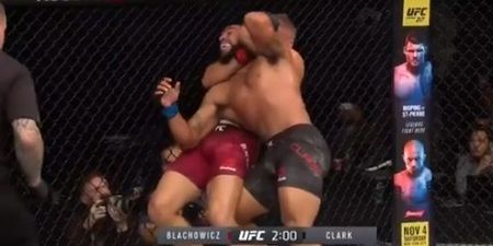 One of the most brutal chokes in UFC history, ladies and gents