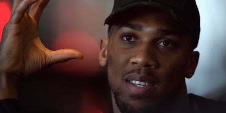 Anthony Joshua said just six words when he found out that his opponent had been switched