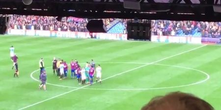 Mark Noble lost the rag at the end of West Ham’s draw with Crystal Palace