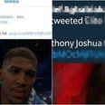 Official police account retweets ‘AJ’ boxing stream and porn