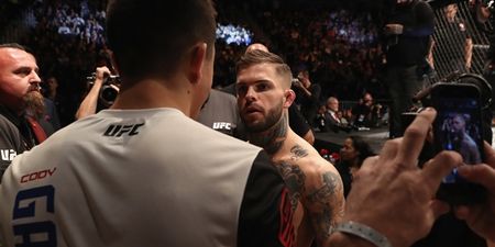 This clash with Conor McGregor almost got Cody Garbrandt kicked out of the UFC