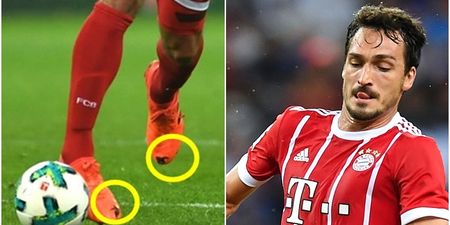 Mats Hummels explains why he cut holes in his boots