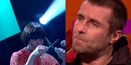 Liam Gallagher managed to beat his brother Noel in the weirdest musical instrument competition