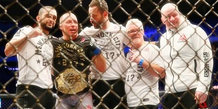 Georges St-Pierre has already given away the middleweight belt he won at UFC 217