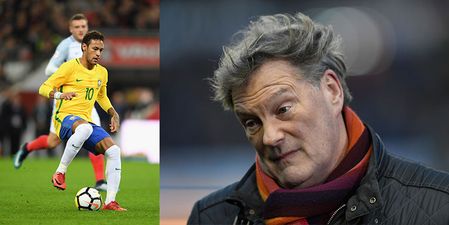Forget Neymar, Glenn Hoddle is the talk of Twitter during the first half of England vs Brazil