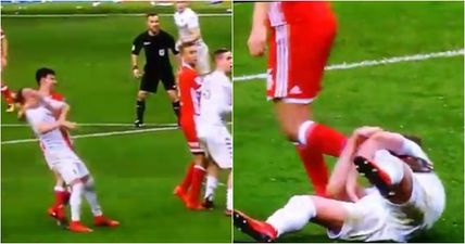Leeds supporters baffled as linesman sees rugby tackle but not bodyslam