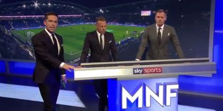 Viewers expected Jamie Carragher and Craig Bellamy to start swinging on MNF