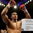 Eddie Hearn admits that Anthony Joshua has “got a major problem with his social media”