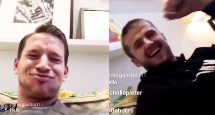 WATCH: Tottenham’s Jan Vertonghen and Eric Dier react to news they’ll face each other at the World Cup
