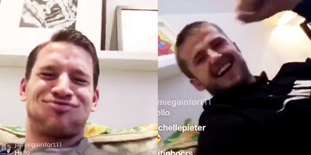 WATCH: Tottenham’s Jan Vertonghen and Eric Dier react to news they’ll face each other at the World Cup