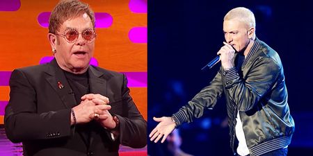Sir Elton John reveals the surprise gift he received from Eminem
