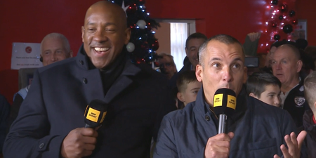 Everyone is making the same joke as Dion Dublin appears on Football Focus