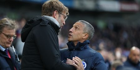 Ian Wright thinks he knows why Chris Hughton had an issue with Jurgen Klopp