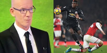 WATCH: Ex-Premier League ref gives his verdict on Paul Pogba’s red card
