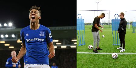 Sky Sports remind us the reason for Dominic Calvert-Lewin’s unusual goal celebration