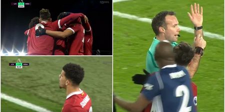 Liverpool fans rage as Dominic Solanke goal is disallowed for handball against West Brom