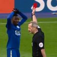 Viewers all made the same joke after Wilfred Ndidi’s red card against Crystal Palace