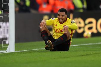 Everyone made the same joke after Troy Deeney’s red card against Huddersfield