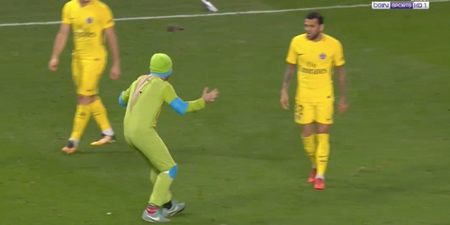 WATCH: PSG fans invade pitch to celebrate with Kylian Mbappé in brilliant fancy dress